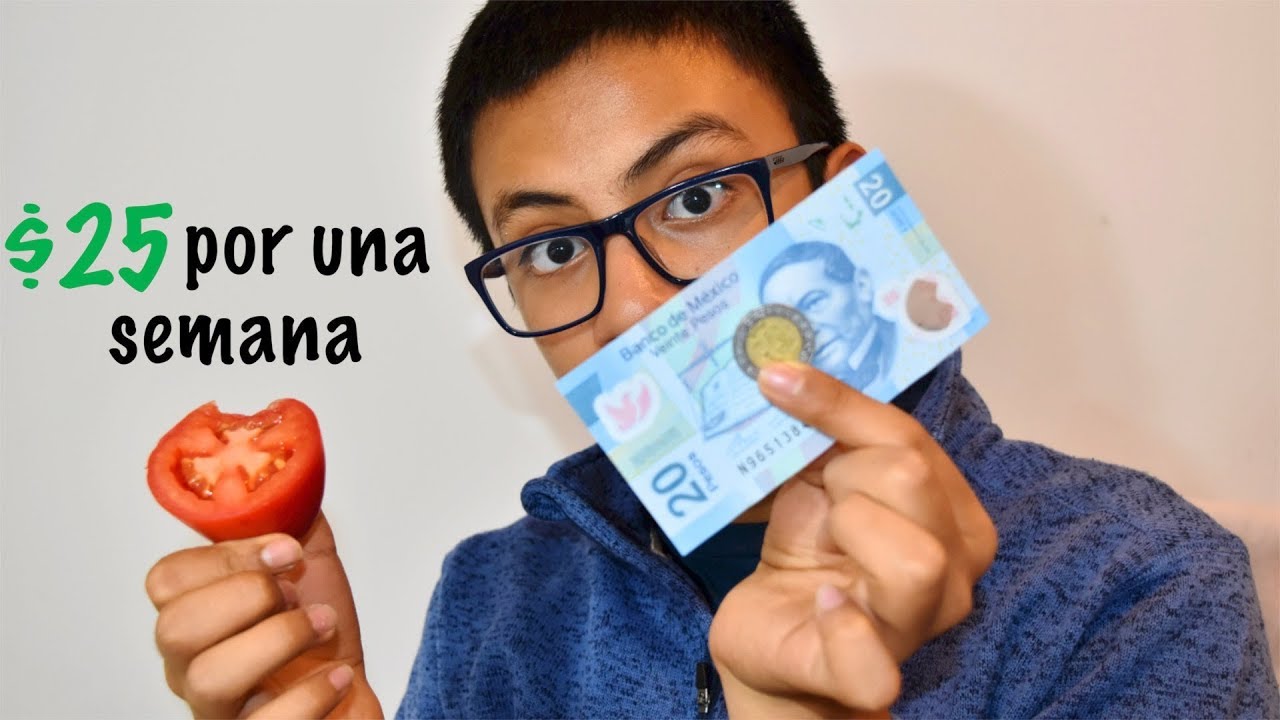 COMIENDO CON $25 por UNA SEMANA