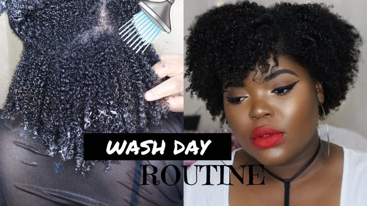 FULL WASH DAY ROUTINE ON NATURAL HAIR | START TO FINISH