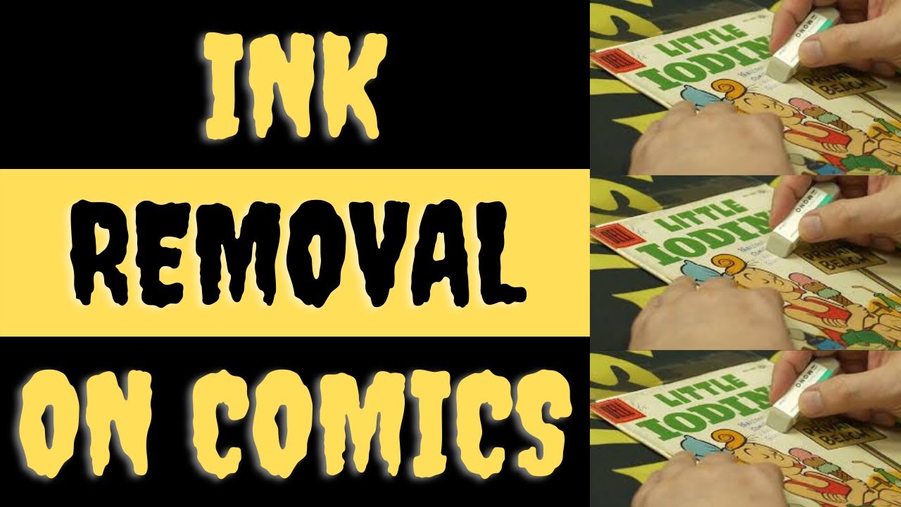 Brainstorm Comics and Gaming: Practicing Ink Removal on Comics