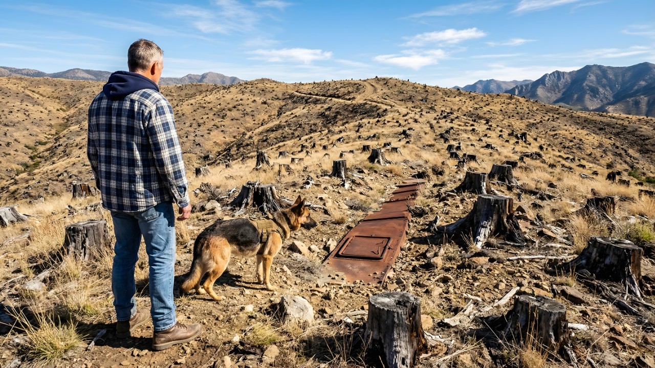 The Veteran Inherited a Hillside of Stumps &mdash; Until His German Shepherd Changed Everything
