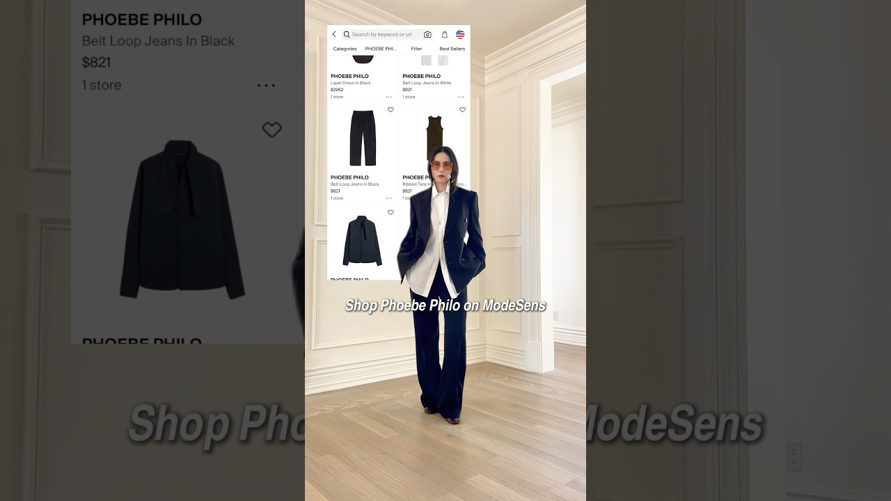 Channeling the timeless elegance of Phoebe Philo! Shop my look on 