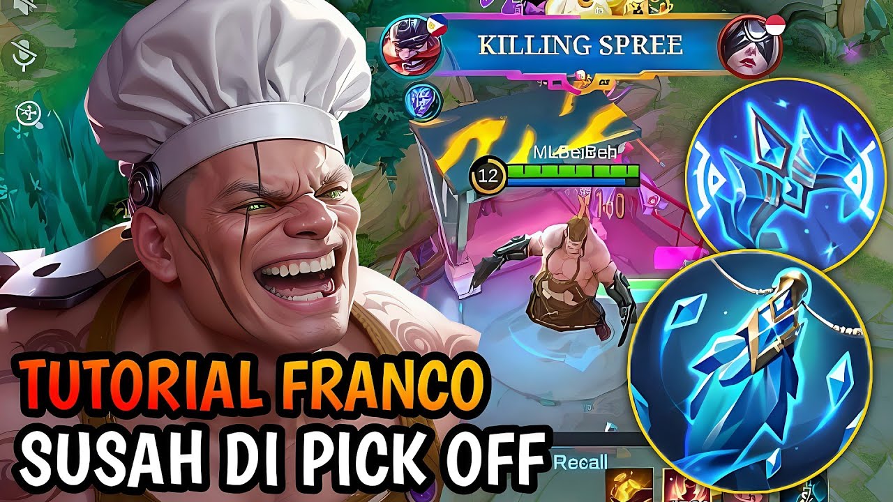 SATU TARIKAN SATU JANDA MELAYANG! INI DIA  FRANCO BUILD TERBAIK MODE PENARIKAN MAKSIMAL| MLBB