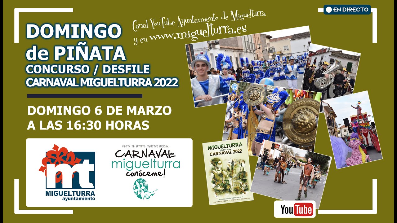 EN DIRECTO | Desfile del Domingo de Piñata (Carrozas, Comparsas y Murgas)