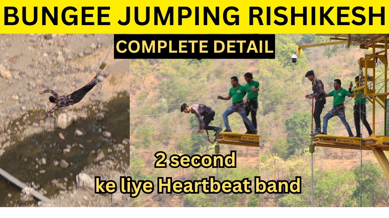 Tried Bungee Jumping For The First Time😅 | Bungee Jumping In Rishikesh  Price & Information