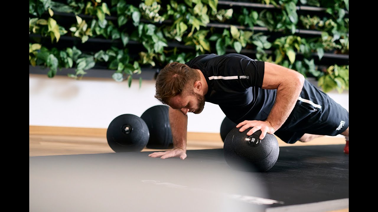 HIIT Slam Ball Workout for Martial Arts - Top 10 Exercises - by IPPON GEAR