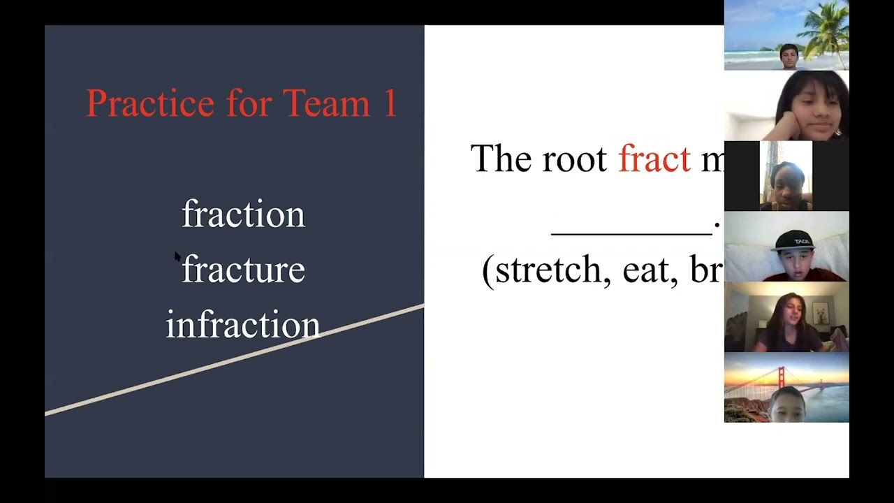 Morphology Identifying the Meanings of Word Roots