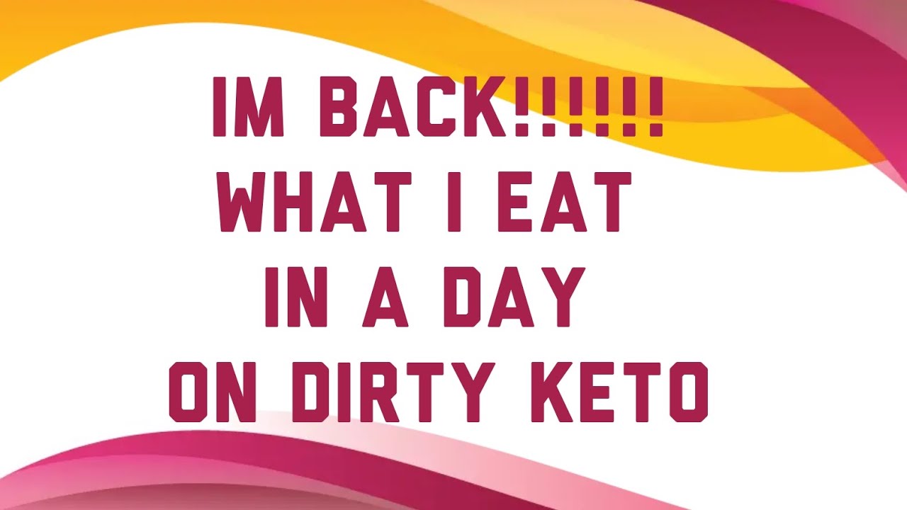 Im Back!!!!! What i eat in a day on dirty keto #dirtyketo #keto #ketodiet #whatieatinaday 