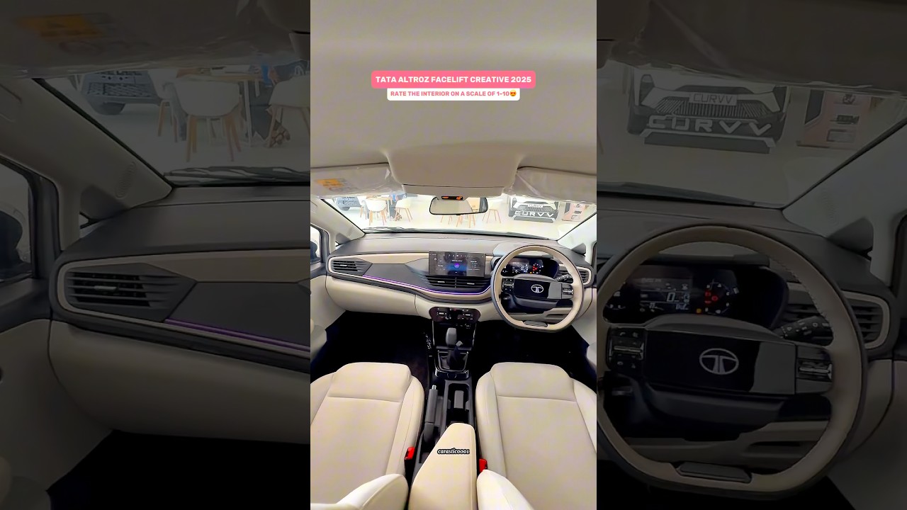 Tata Altroz Creative Interior 2025😍#shorts #tataaltroz #altroz #altrozfacelift
