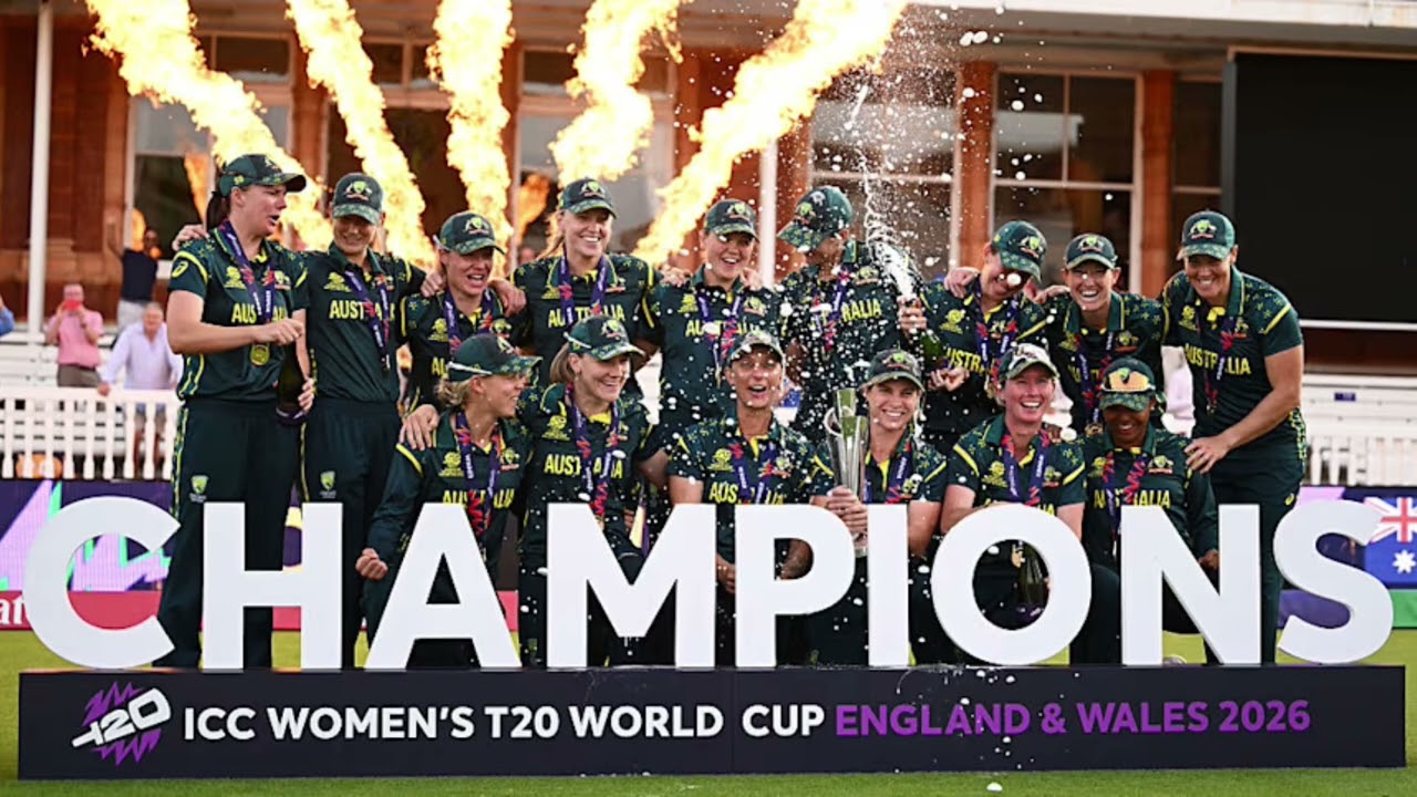 Women's T20 World cup Winner 