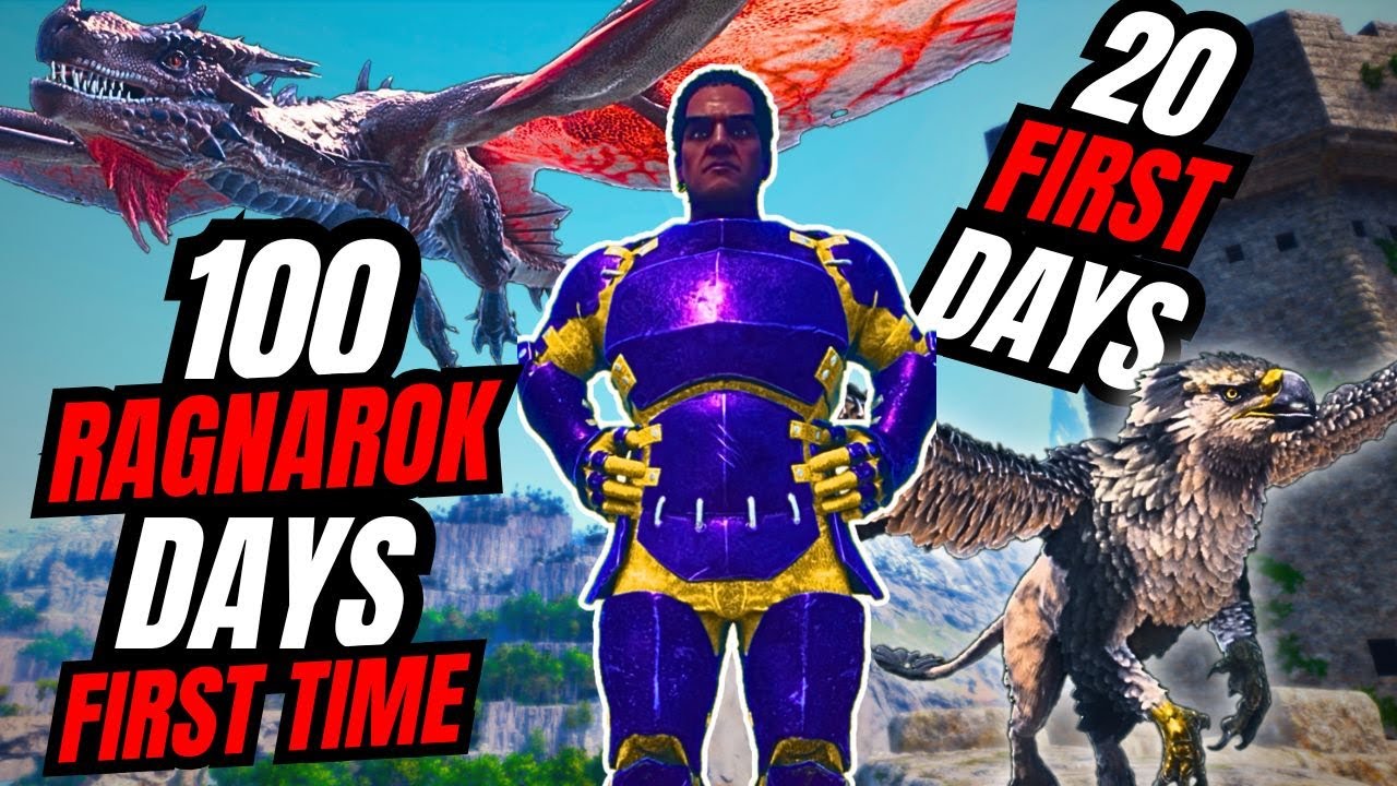 First 20 Days of 100 Days Challenge Ark Survival Ascended Ragnarok! Livestream Day 2
