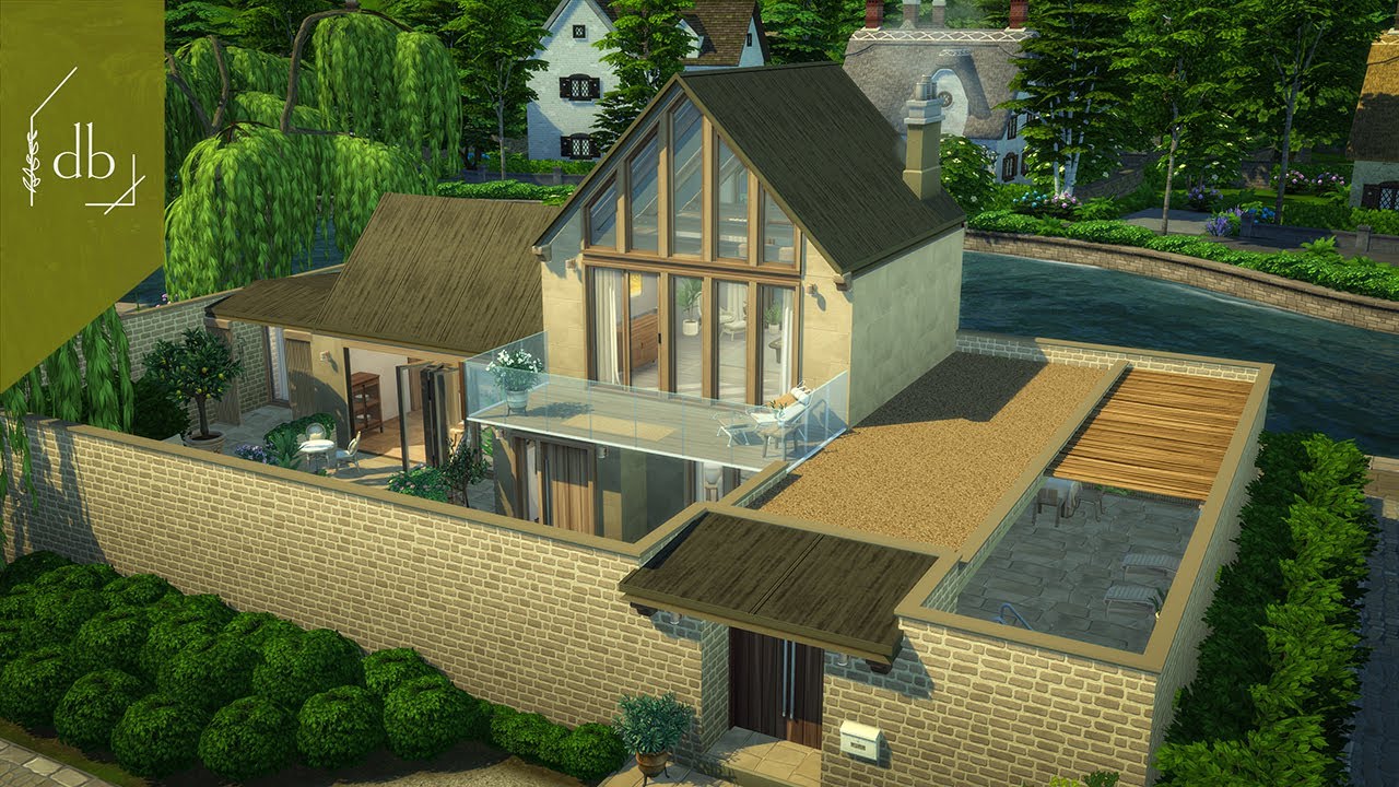 Modern Cottage | The Sims 4 Speed Build