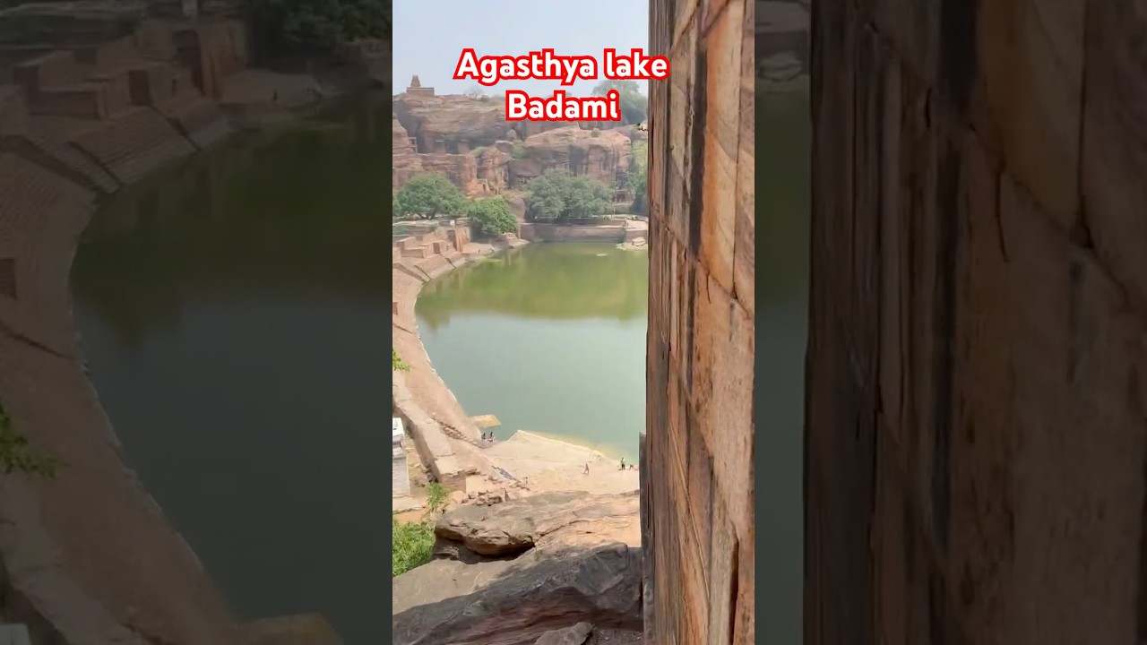 #badami #cave #temple  #agasthya #lake