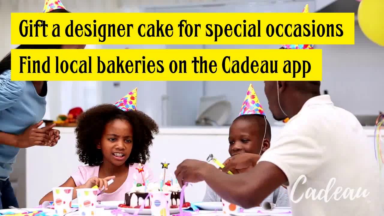 Gift a custom cake using Cadeau