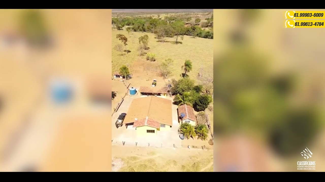 101 Hectares, rio Urucuia, plana, altitude 800 m, 29 km da cidade, 130 de Brasília. R$3.800.000,00