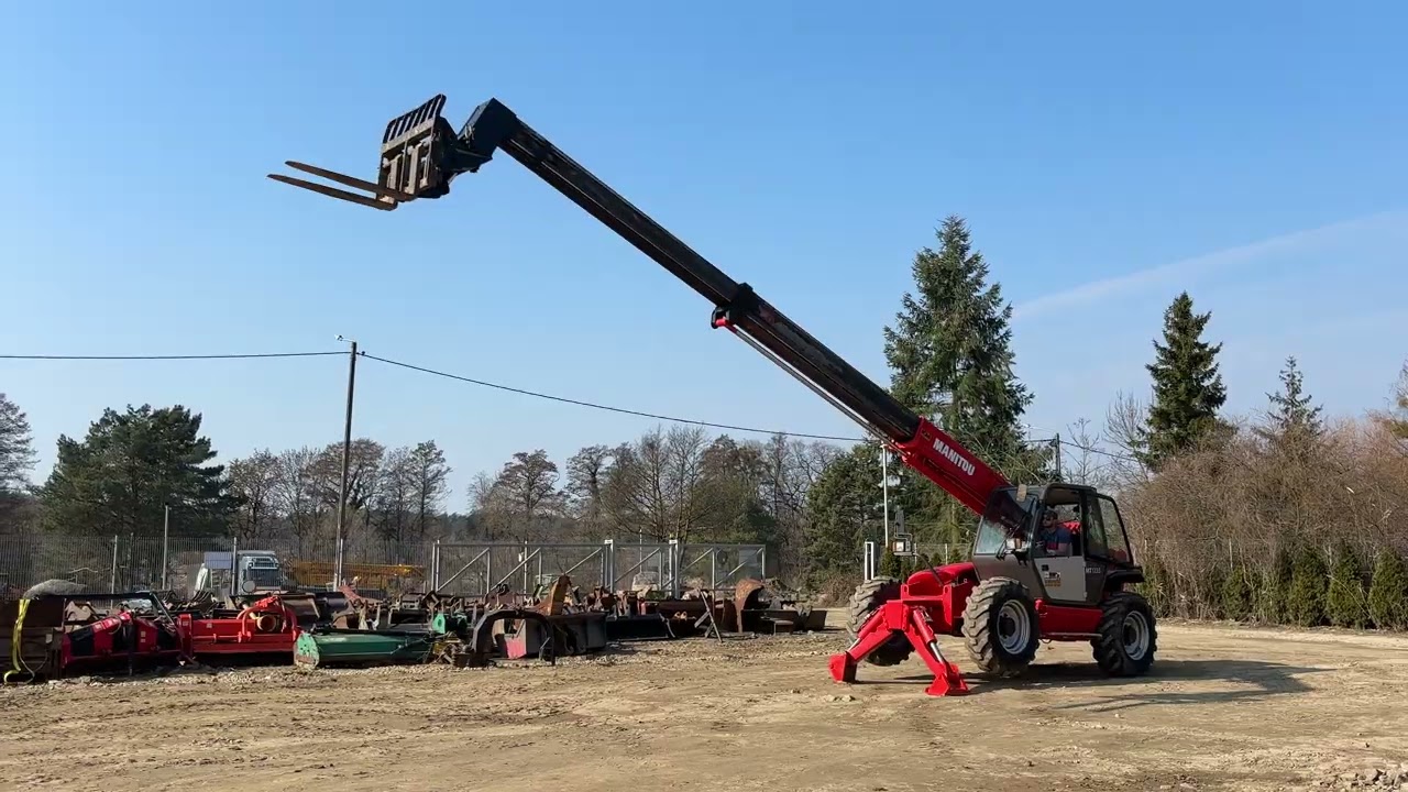 MANITOU MT 1235 ŁADOWARKA TELESKOPOWA 2007R. KM MASZYNY BUDOWLANE WWW.KMRENT.PL 56-300 MILICZ