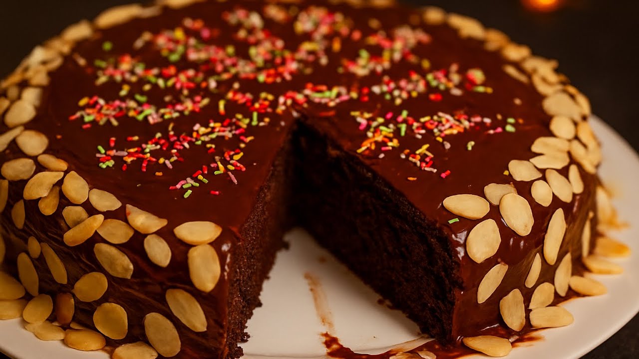 This chocolate cake drove my daughter crazy.