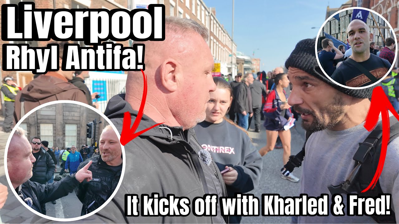 It Gets Messy & Volatile Today! Fred Gets Jumped By Kharled At UKIP March! Vile Women Become Abusive