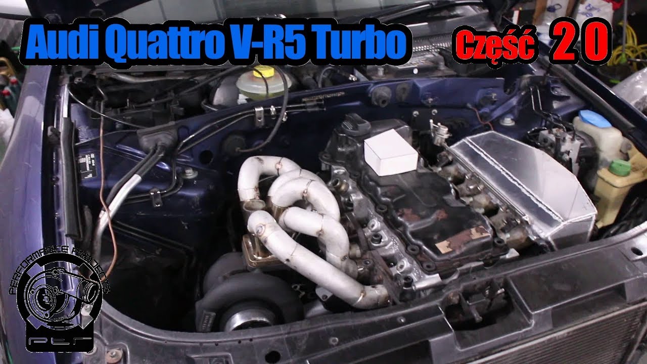 👉 AUDI QUATTRO VR5 TURBO cz.20 / Silnik w karoserii, budowa kolektora wydechowego i długi opis auta