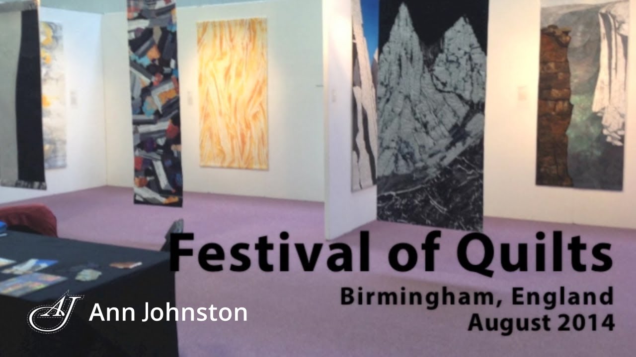 The Contact at Festival of Quilts Ann Johnston exhibit in Birmingham