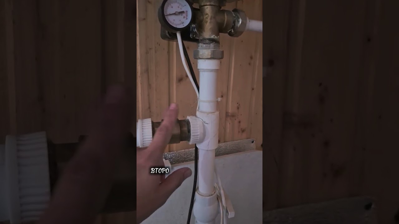 Сухой ввод воды в дом, водопровод на даче в минус 25