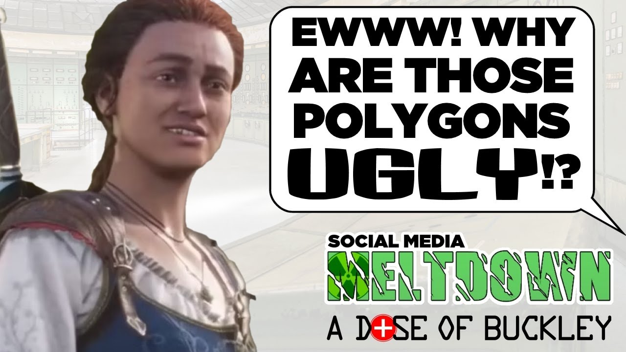 Social Media Meltdown - Video Game Girls Are TOO UGLY?!