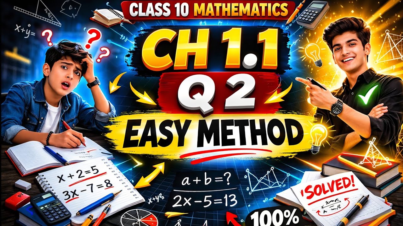 Chapter 1.1 Q2 Easy Method 🔥 Step by Step