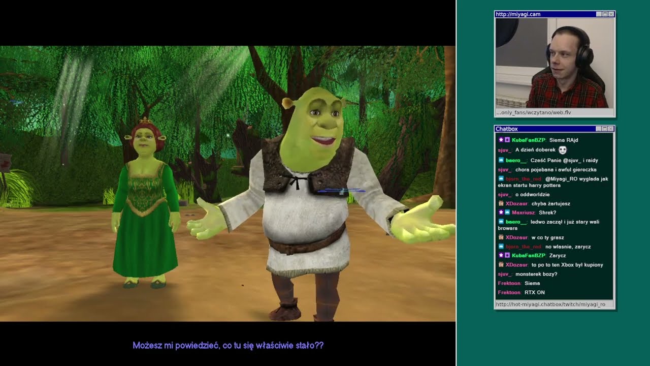 Shrek 2 - cała gra na jednym streamie?