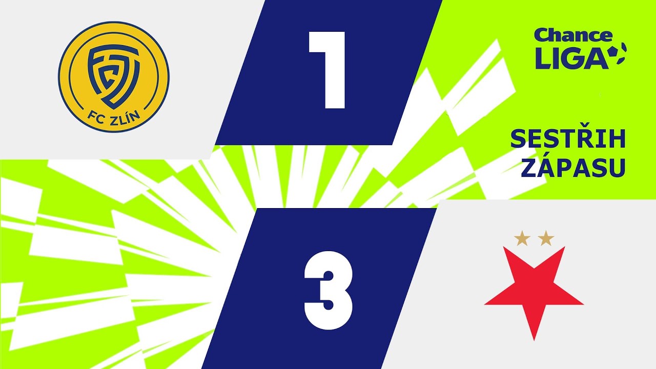 SESTŘIH: Zlín - Slavia 1:3. Pražané ovládli duel na Moravě, Markovič přišel v závěru o nulu
