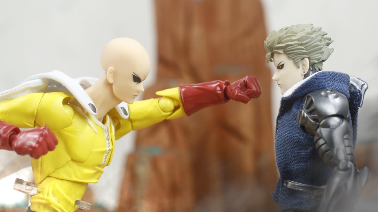 STOP MOTION ワンパンマン サイタマ VS  ジェノス saitama vs genos 