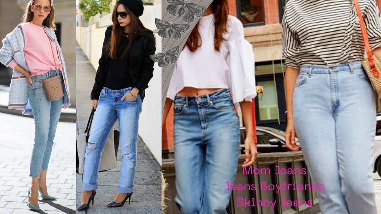 Mom Jeans- Skinny Jeans y BoyFriend 👉Ideas que enamoran 💋