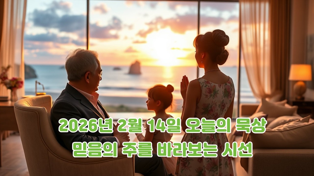 2026년 2월 14일 오늘의 묵상