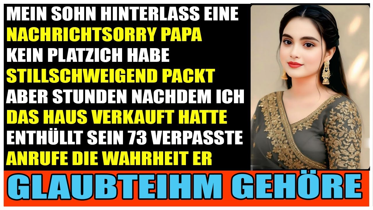 Mein Sohn schrieb Kein PlatzDad Ich ging  bis 73 verpasste Anrufe sein Geheimnis zeigten