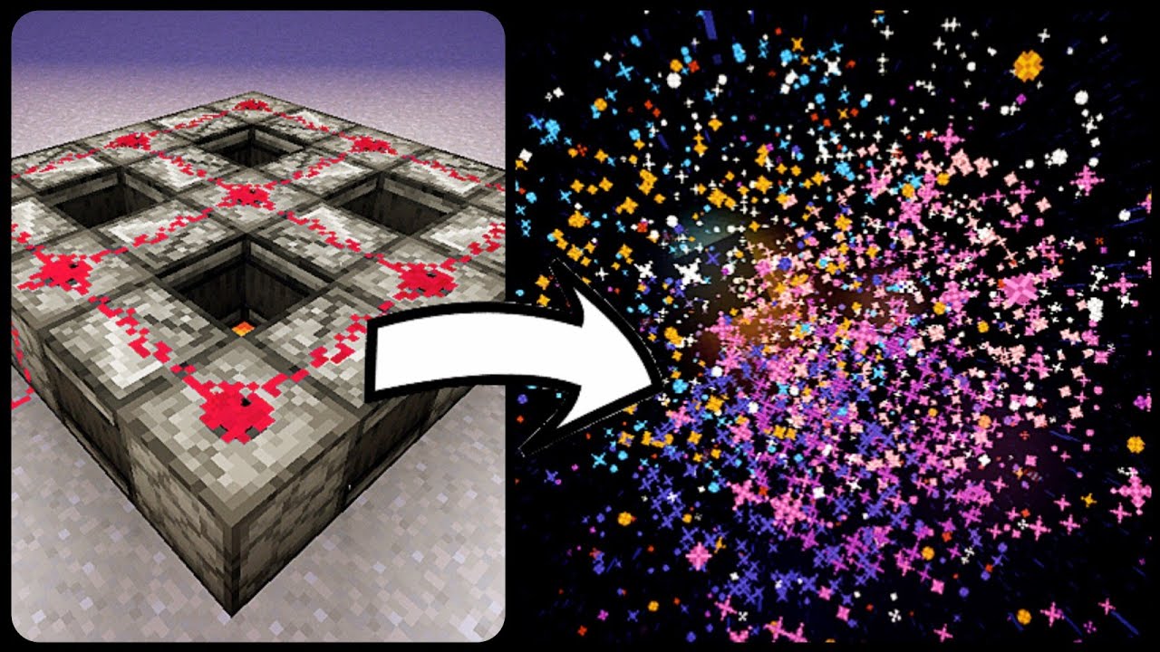 How to make a RAPID FIREWORK LAUNCHER in MINECRAFT | THE GAMER
