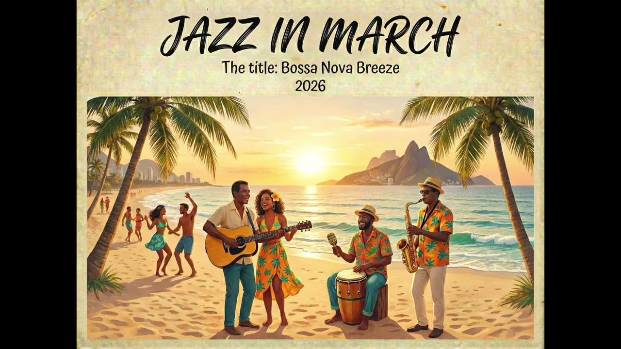 🌴 [Playlist]  해변의 여유를 담은 남미풍 재즈 플레이리스트 | 3월의 재즈 Bossa Nova Breeze