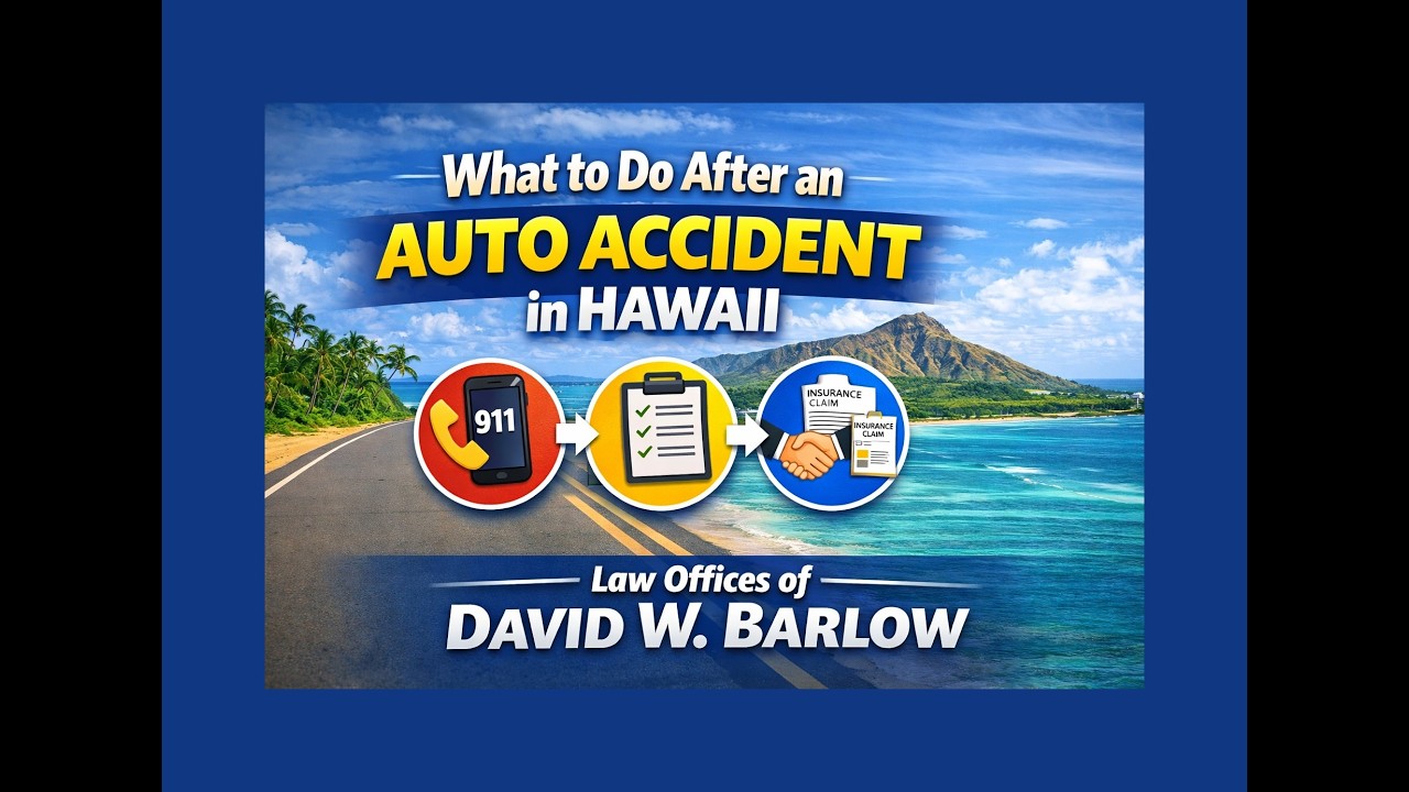 What to Do After an Auto Accident in Hawaii