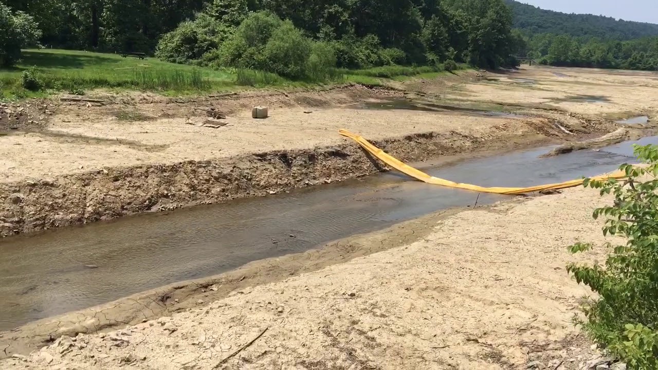 Popular central Pa. lake gets drawdown