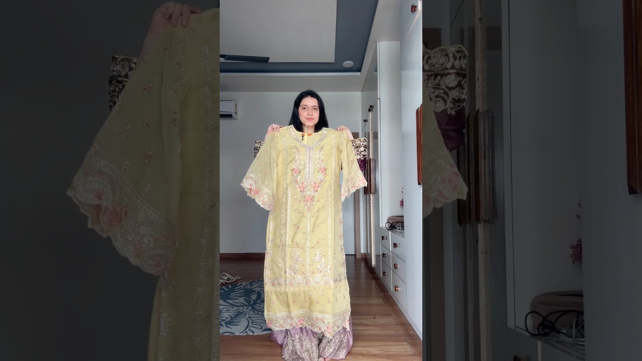 Perfect pakistani dress from Myntra😍#Myntra#myntrahaul#pakistani#pakistanidresses#summer#shorts#sam