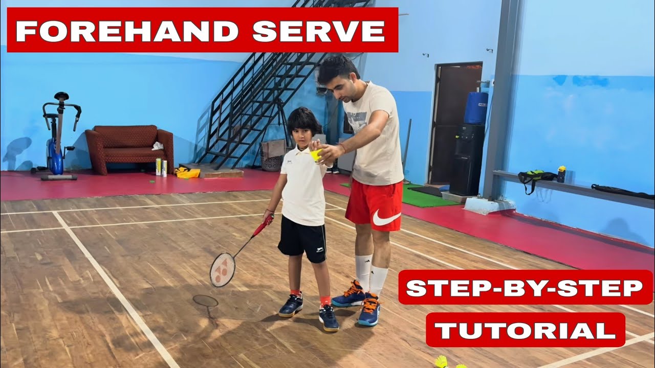 Master the high serve — your first weapon in badminton 🏸🔥 
