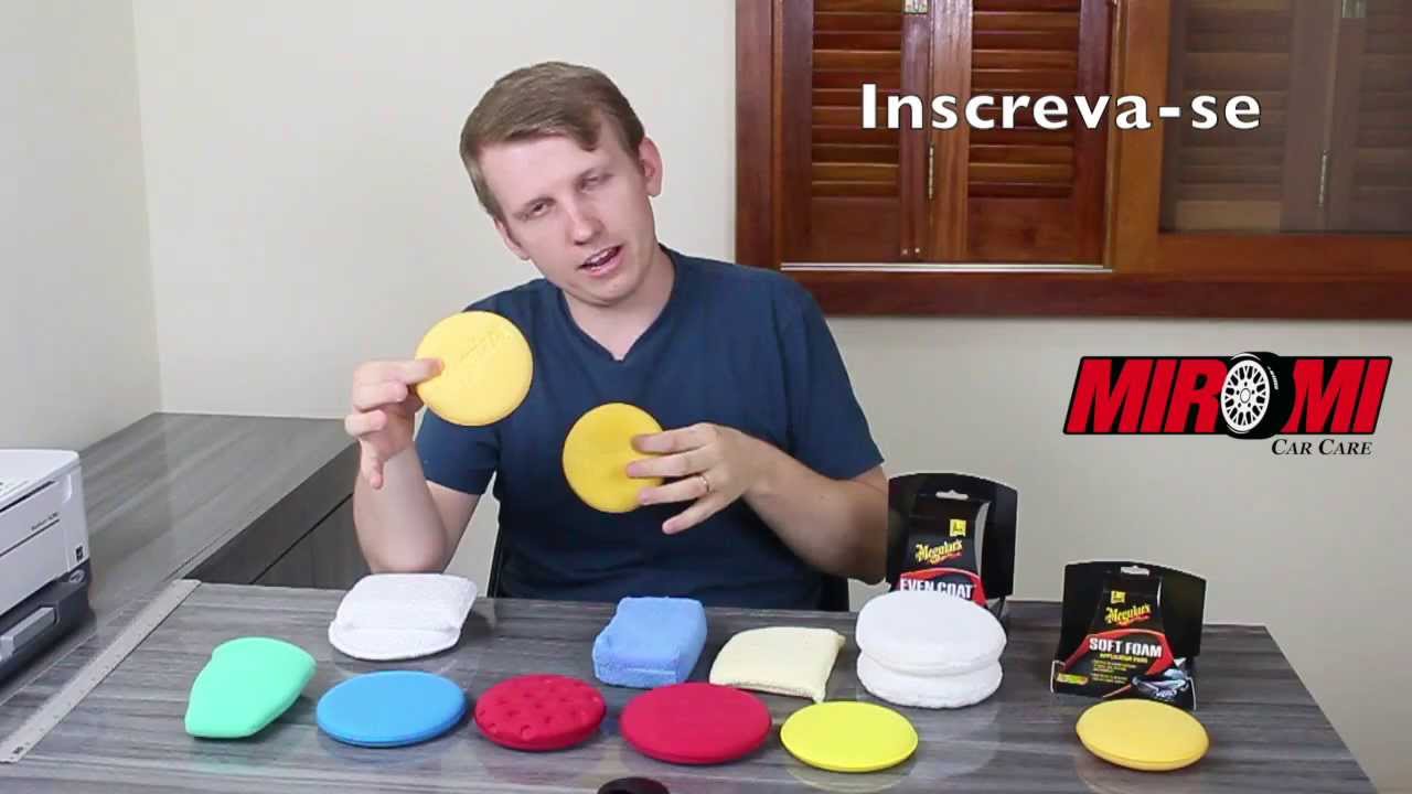 Aplicador de Espuma X Aplicador de Microfibra X Aplicador de Algodão - Diferenças