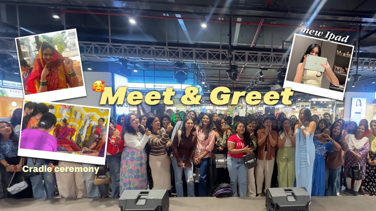Finally Speaking My Heart Out♥️ || First Fan Meet✨ || Kodalu’s Cradle ceremony || Shreemayi Reddy