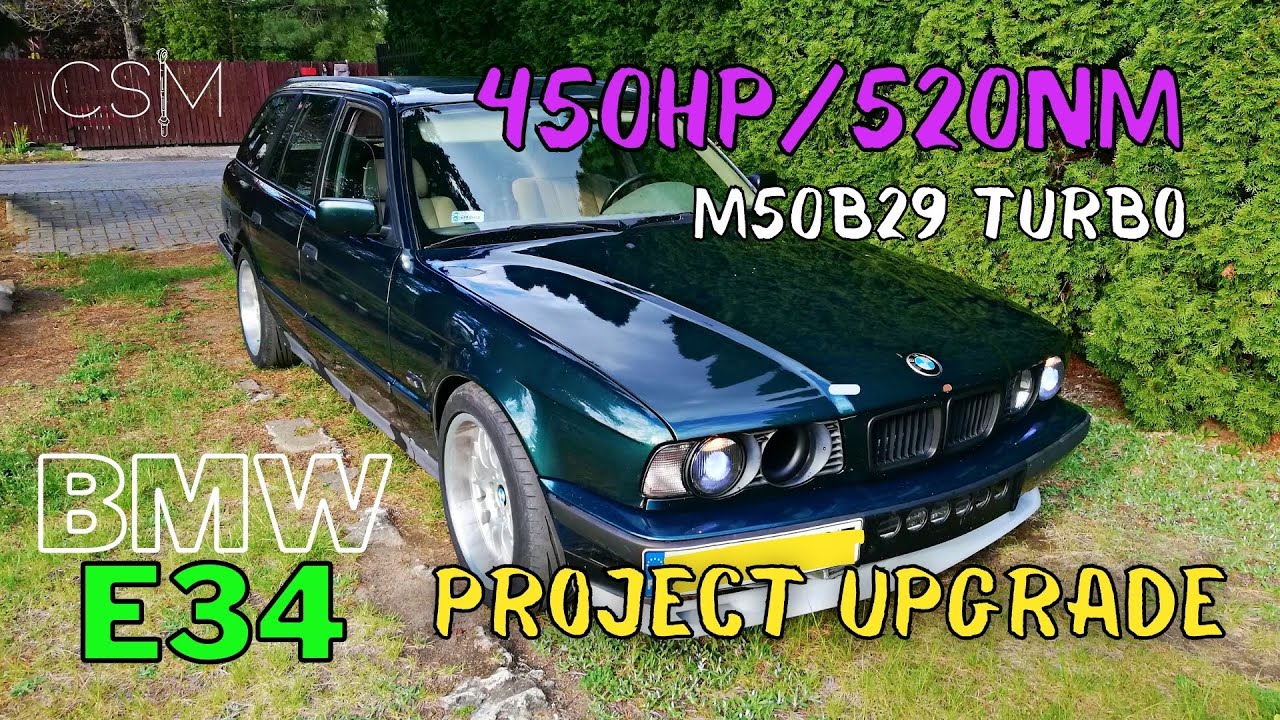 BMW E34 M50B29 TURBO 450hp/520nm