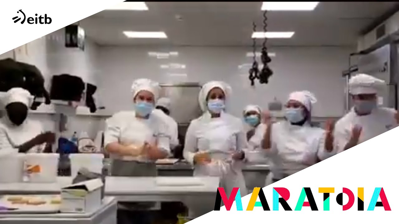Koronabirusa desagertzeko errezeta eman digu Galdakaoko Ostalaritza Eskolak