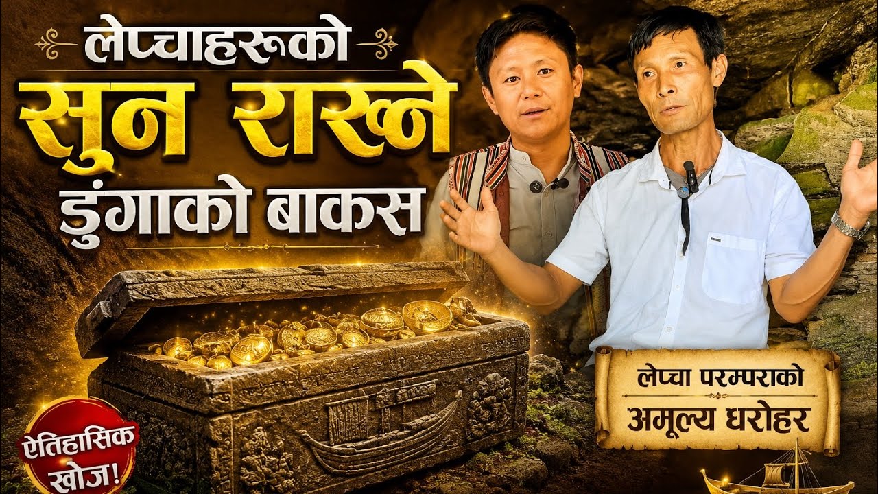 सुन चाँदिले भरिएको जे-डुङ अथवा डुंगाको बकास। लेप्चाहरूको इतिहस।