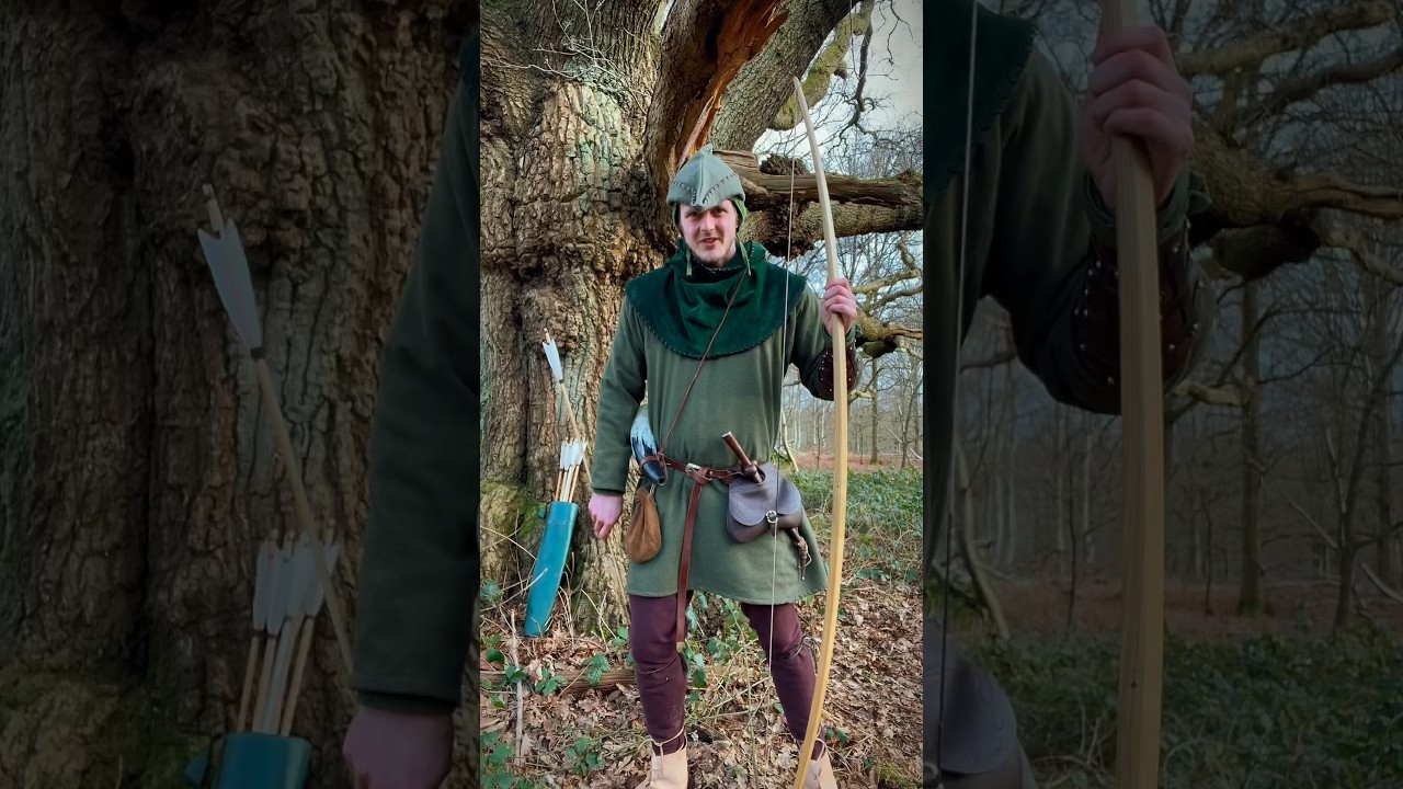 Arrow VS Maille🏹FULL VIDEO⬆️  #medieval #medievalhistory #longbow #bowandarrow #robinhood
