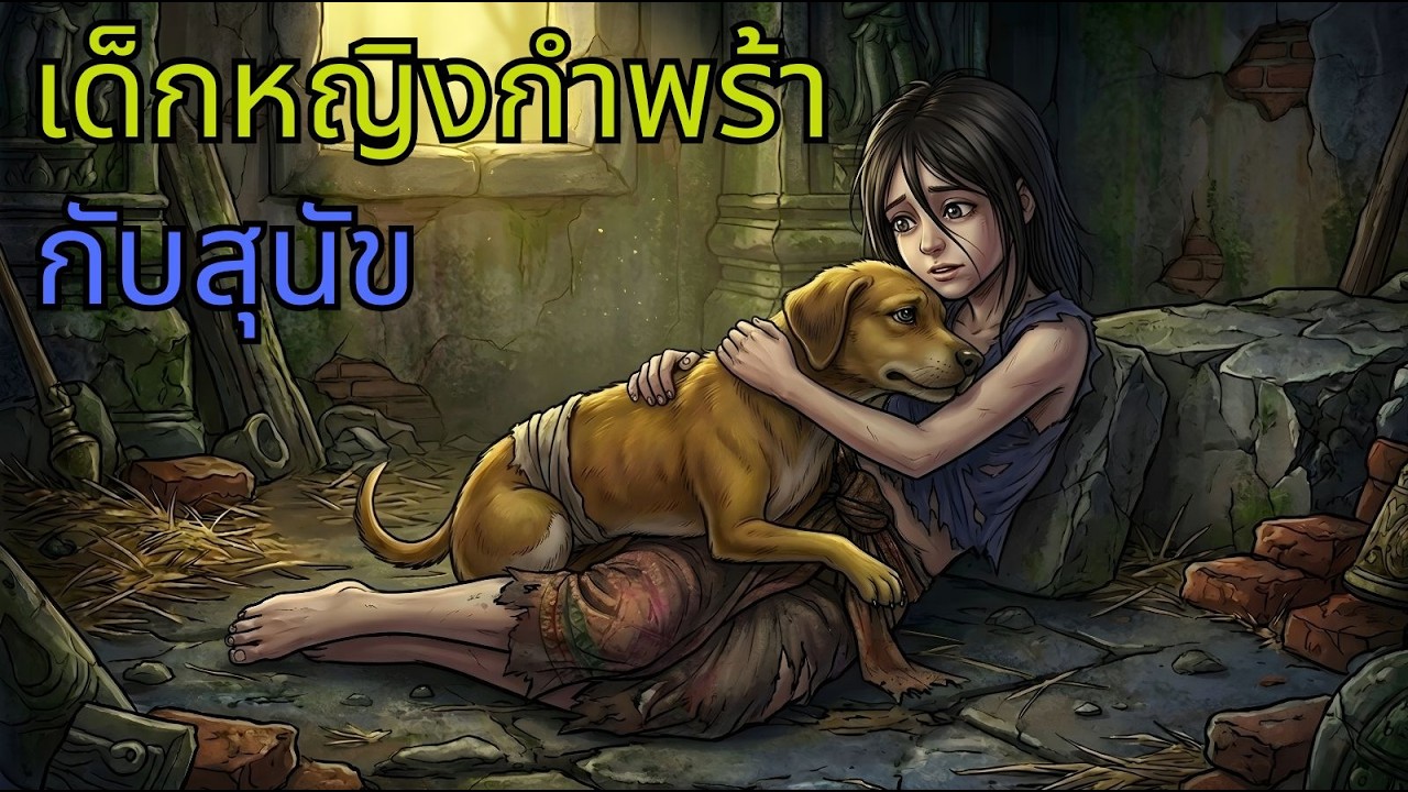 เรื่องราวของเด็กหญิงกำพร้าที่เลี้ยงสุนัขสามขาในวัดร้างแห่งหนึ่ง| นิทาน, นิทานพื้นบ้าน, ตำนาน I