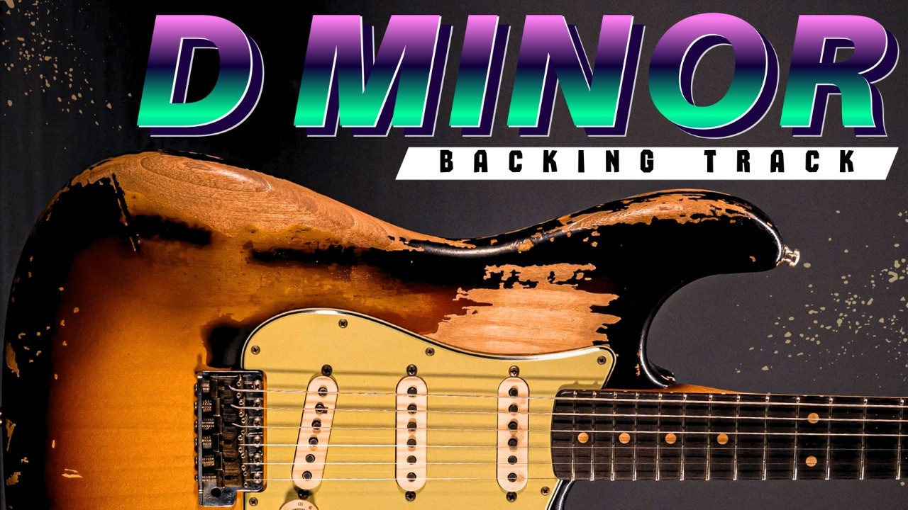 Cool & Smooth Pop Rock Ballad Guitar Backing Track Jam in D Minor