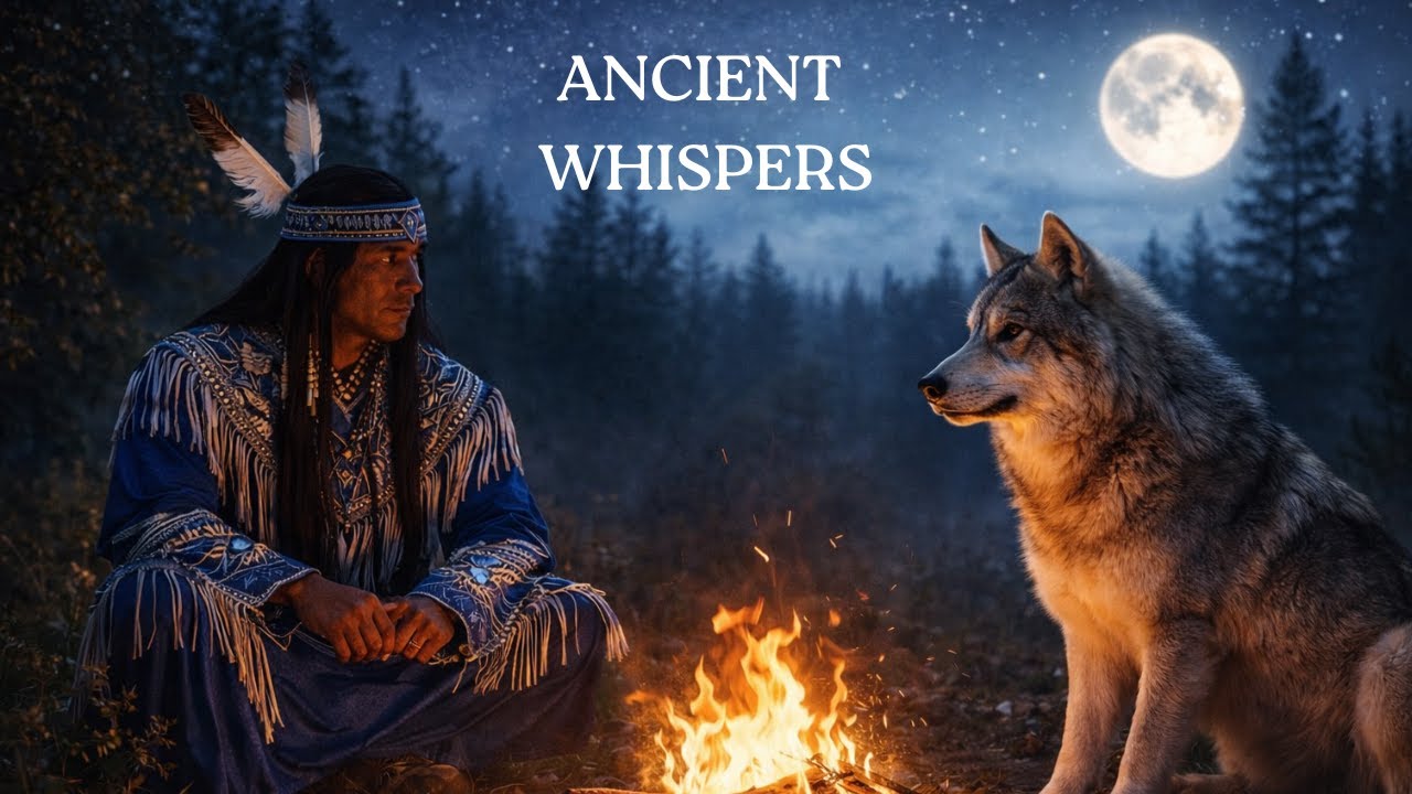 Native American Flute Music Under Moonlight | Spiritual Healing for Soul & Heart