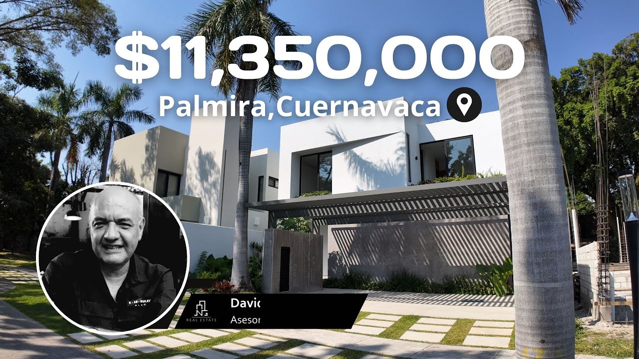 🏡 Residencia nueva en Fracc. Real Palmira, Cuernavaca | Alberca, doble altura y seguridad 24/7