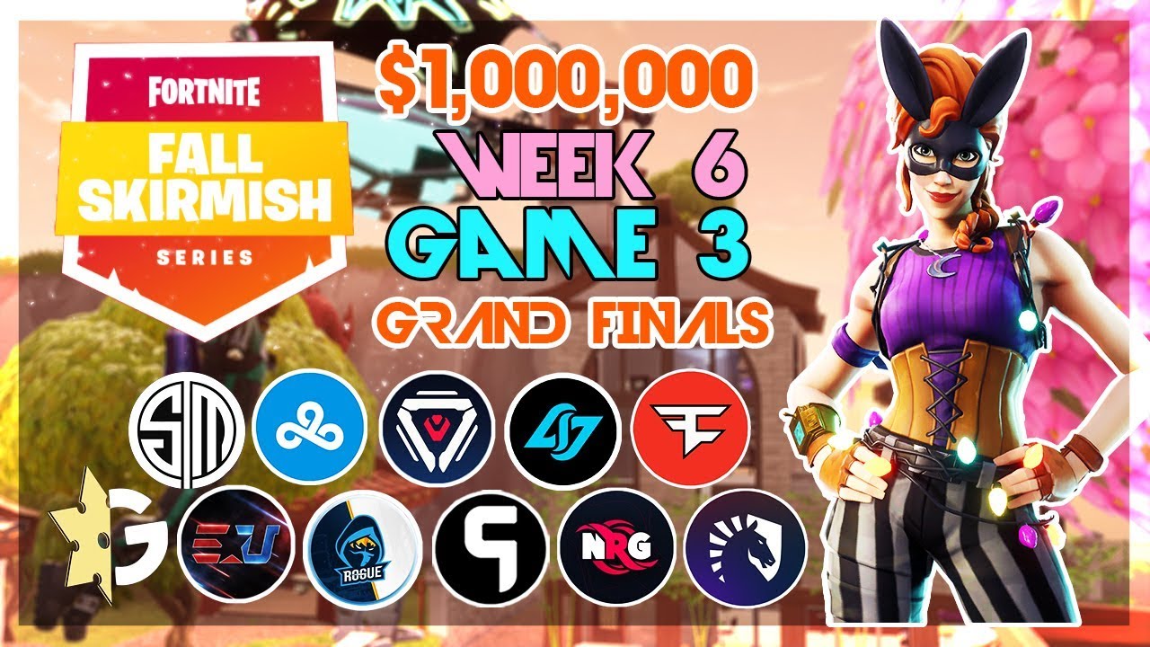 $1,000,000 🥊Grand Finals Fall Skirmish🥊 Week 6/Game 3 (Fortnite)