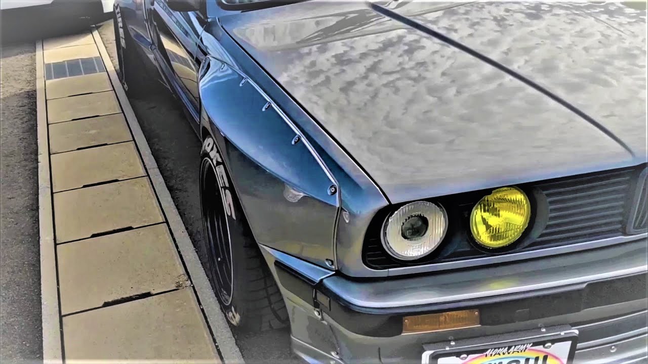 BMW E30 ３シリーズ ３２０i TRA京都 パンデム ワイドボディキット スタンスネーションジャパン ２０２１ 愛知 E30 320i / E34 M5 Touring / E39 M5